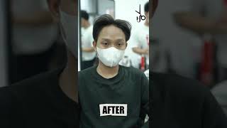 Curtain Hairstyle by Irwan Haijoel Mens Salon [upl. by Dnaleel388]