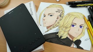 Drawing Mikey amp Draken  Review for Deco Mini 7W [upl. by Samot228]