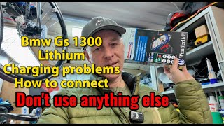 Don’t use this Optimate 4 Bmw Gs 1300 Battery the advice is now changed I’m afraid [upl. by Iraam]