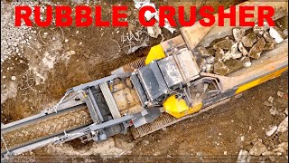 CRUSHING RUBBLERubble Master RM 90GO Lancaster Countys Amish Land [upl. by Screens]