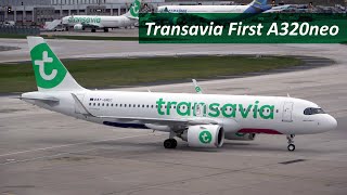 First Transavia A320neo Landing in ParisOrly [upl. by Drallim164]