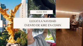 VLOG 503 LLEGO LA NAVIDAD EVENTO DE CDMX [upl. by Ahseenal]