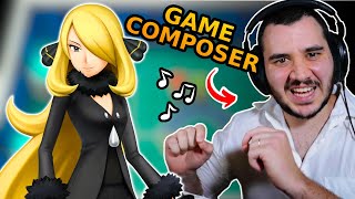 Game Composer Reacts to APPROACHING CHAMPION CYNTHIA from POKÉMON BDSP [upl. by Akselaw]