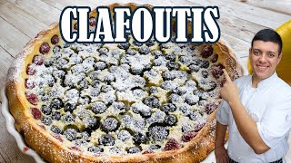 How to Make Classic Berry Clafoutis  One of the Easiest French Dessert to Make at Home [upl. by Amari156]