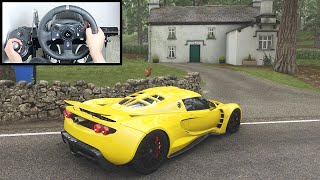 Forza Horizon 4 Hennessey Venom GT Steering Wheel  Shifter Gameplay [upl. by Madison]