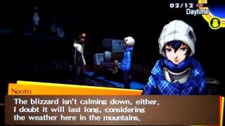 Persona 4 Golden  Getting Lost with Naoto Ski Trip [upl. by Sundberg]