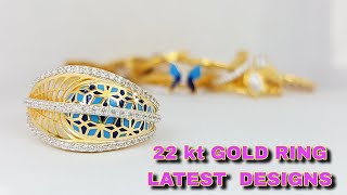 22 kt gold  jewellery  ring latest design [upl. by Dominy]