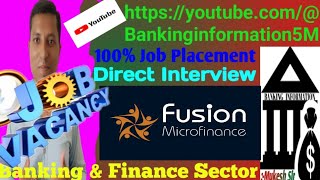 Fusion Finance Pvt Ltd  Fusion Microfinance Interview  jobs mfin news Bankinginformation5M [upl. by Ahsenom989]