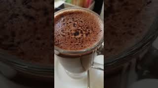 Having a delicious hot chocolate at labrioche tasty amazing shortvideo [upl. by Eidderf]