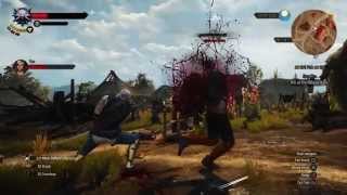 The Witcher 3 PS4  Steel For Humans Finishing moves [upl. by Norward]