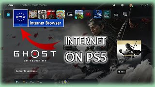 COMMENT ACCÉDER AU NAVIGATEUR INTERNET SUR PS5  TUTO FACILE [upl. by Falkner]