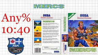 Mercs SMS Any NDR 1040quot  SEGA Master System Marceau [upl. by Millian70]