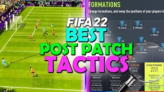 These 4222 CUSTOM TACTICS are the NEW META POST PATCH in FIFA 22  FIFA 22 CUSTOM TACTICS GUIDE [upl. by Leumek]