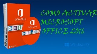 ACTIVADOR PARA MICROSOFT OFFICE 2016 Y WINDOWS 7810FULL 2017 [upl. by Miksen]