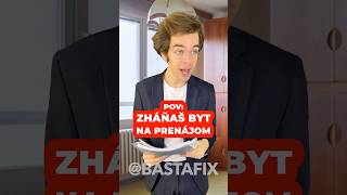 Ceny že Dovideňa 🙈 Ťažko je zohnať normálny byt na prenájom 🥵 Pravda 😅 bastafix paródia vtip [upl. by Stranger]