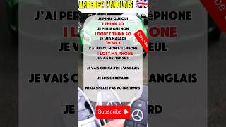 Apprenez langlais facilement et rapidement quiz english anglais shorts [upl. by Aerdnaid834]