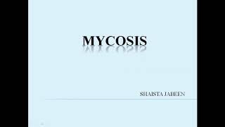 MYCOSIS in UrduHindi with English  Medical Mycology Microbiology Lectures [upl. by Oinoitna120]