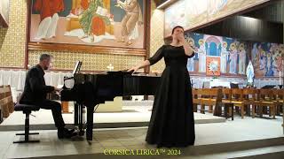 TREGAN MARCUZ Lauriane France Mezzo soprano demiefinale CORSICA LIRICA 2024 [upl. by Carvey]