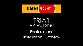 TRIA1 AV Wall Shelf [upl. by Mattie]