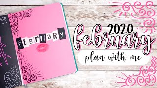 PLAN WITH ME  FEBRUARY 2020 BULLET JOURNAL SETUP [upl. by Yelsha]