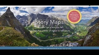 EsriStory Map [upl. by Ybsorc]