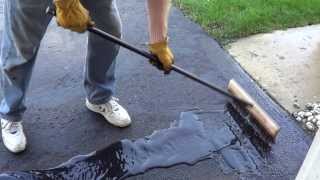 How to Apply a Driveway Sealer  Sealing a Driveway [upl. by Atelra885]