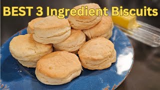 The BEST 3 Ingredient Biscuits [upl. by Hitt395]