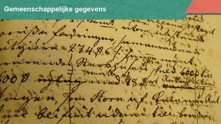 Gemeenschappelijke gegevens [upl. by Grenier]