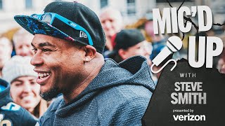 Steve Smith Sr MICD UP on the Streets of Munich Germany  Carolina Panthers [upl. by Jaqitsch]