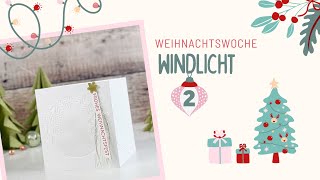 Windlicht aus Papier basteln  Windlicht zu Weihnachten  Fröhliche Rentiere  2 [upl. by Geneva]