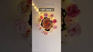 DIY Ceiling decoration  make a floral lamp [upl. by Ping78]