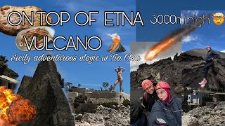 ON TOP OF VULCANO ETNA 3000m 🌋🤯 Sicily adventurous vlogic w Tia Clea [upl. by Carbrey614]