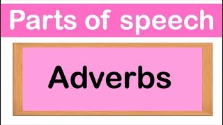 ADVERBS  Definition Types amp Examples in 3 MINUTES  Parts of speech [upl. by Im]