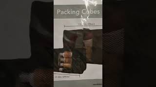 PACKING CUBES  DOLLAR TREE 🔥 packing organizer shopping travel dollartree [upl. by Nnairrek]