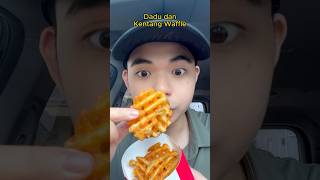 Makan waffle fries 5 kali suap [upl. by Ire]