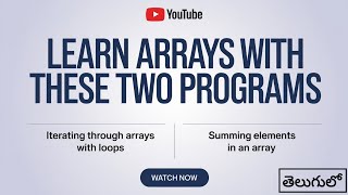 Iterating Through Arrays with Loops and Summing Elements in an array C Program  College Coders [upl. by Winnie]