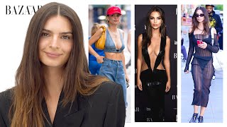 Emily Ratajkowski On The Dress That Caused Controversy  Fashion Flashback  Harpers BAZAAR [upl. by Rubma997]