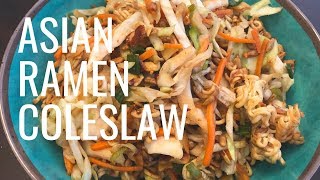 Asian Ramen Coleslaw Recipe [upl. by Charbonneau559]