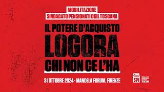 SPI CGIL contro la legge di bilancio 2025 3 [upl. by Stinson]