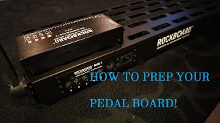 How to prep your RockBoard Pedalboard Do these steps before adding any pedals Howto pedalboard [upl. by Dylana]