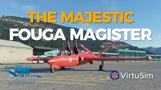 Mastering the Skies A First Look at the Fouga Magister in Microsoft Flight Simulator [upl. by Pharaoh]