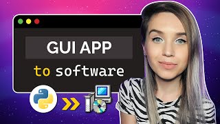 Convert GUI App to Real Program  Python to exe to setup wizard [upl. by Daryn319]