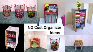 5 Easy DIY Organizer Ideas From Waste materialCardboard Box Organizer IdeaDiy OrganizerOrganizer [upl. by Nyleak]