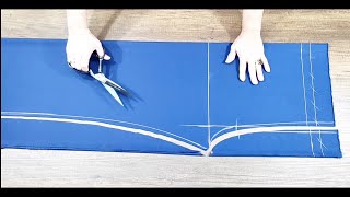 Very Easy Trousers Cutting And Sewing How To Sew Trousers [upl. by Lednik]