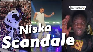 Scandale au concert de Niska au Congo Brazzaville 🇨🇬 [upl. by Vas]