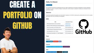 Create a Cybersecurity Portfolio on Github GUIDE [upl. by Oicinoid629]