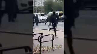 28092024 France 🇫🇷 Street fight near stadium Red Star FC vs Paris FC [upl. by Oelak367]