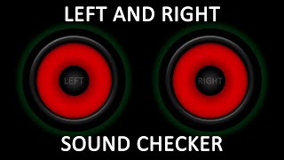 🎧 NEW SOUND TEST AND SPEAKER TEST ◀️LEFT AND RIGHT▶️  🎶STEREO CHECK🎶 [upl. by Aela]