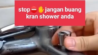 cara memperbaiki kran showerkran mixer panasampdingin [upl. by Ffilc]