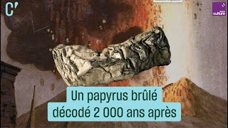 Les rouleaux de papyrus dHerculanum enfin déchiffrés 2 000 ans après [upl. by Neelhsa]